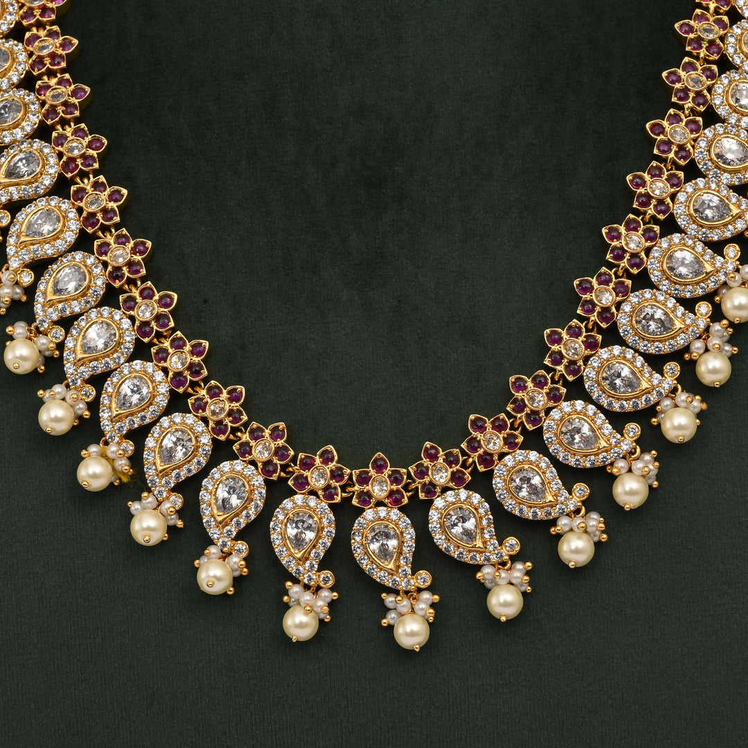 Temple Necklace Set