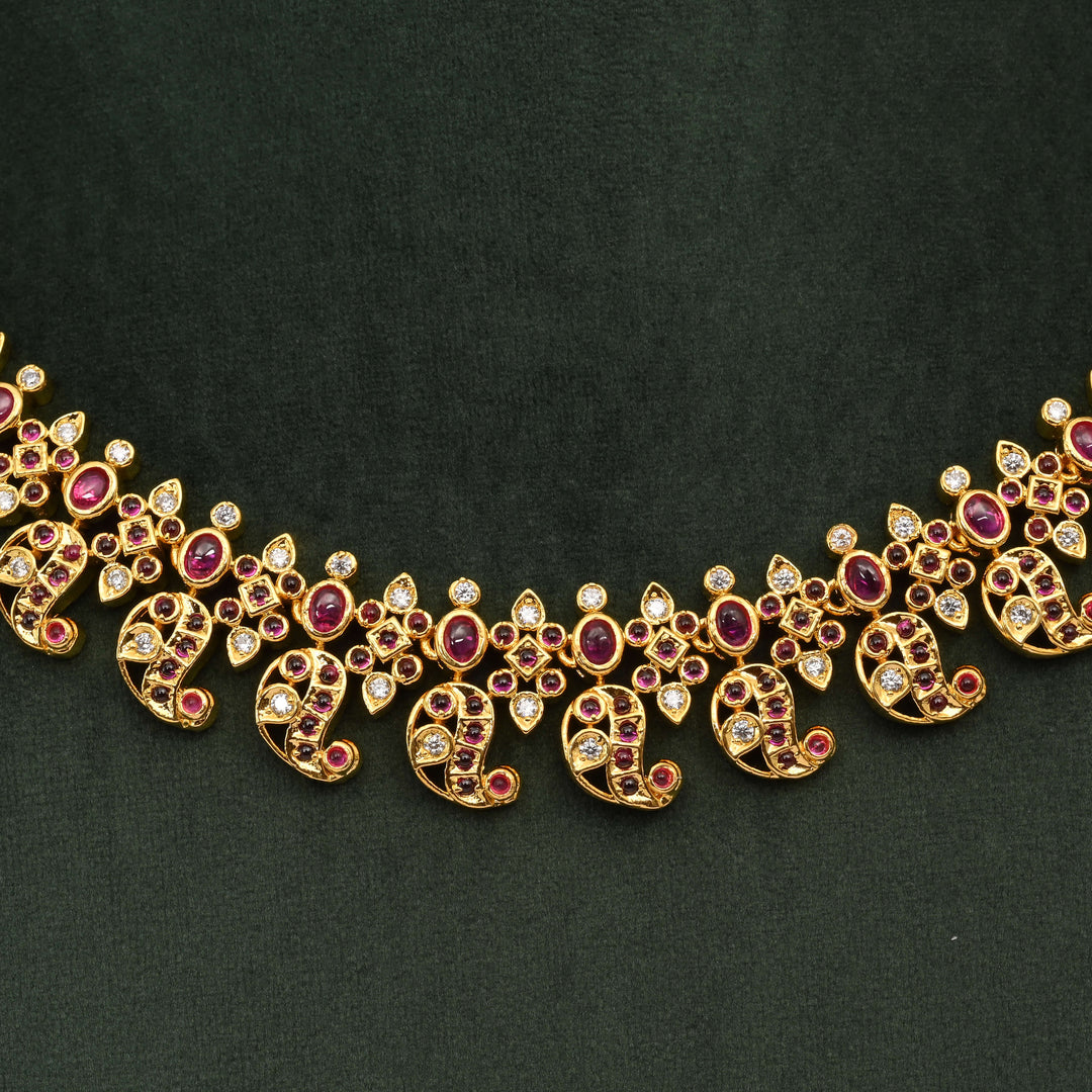 Temple Necklace Set