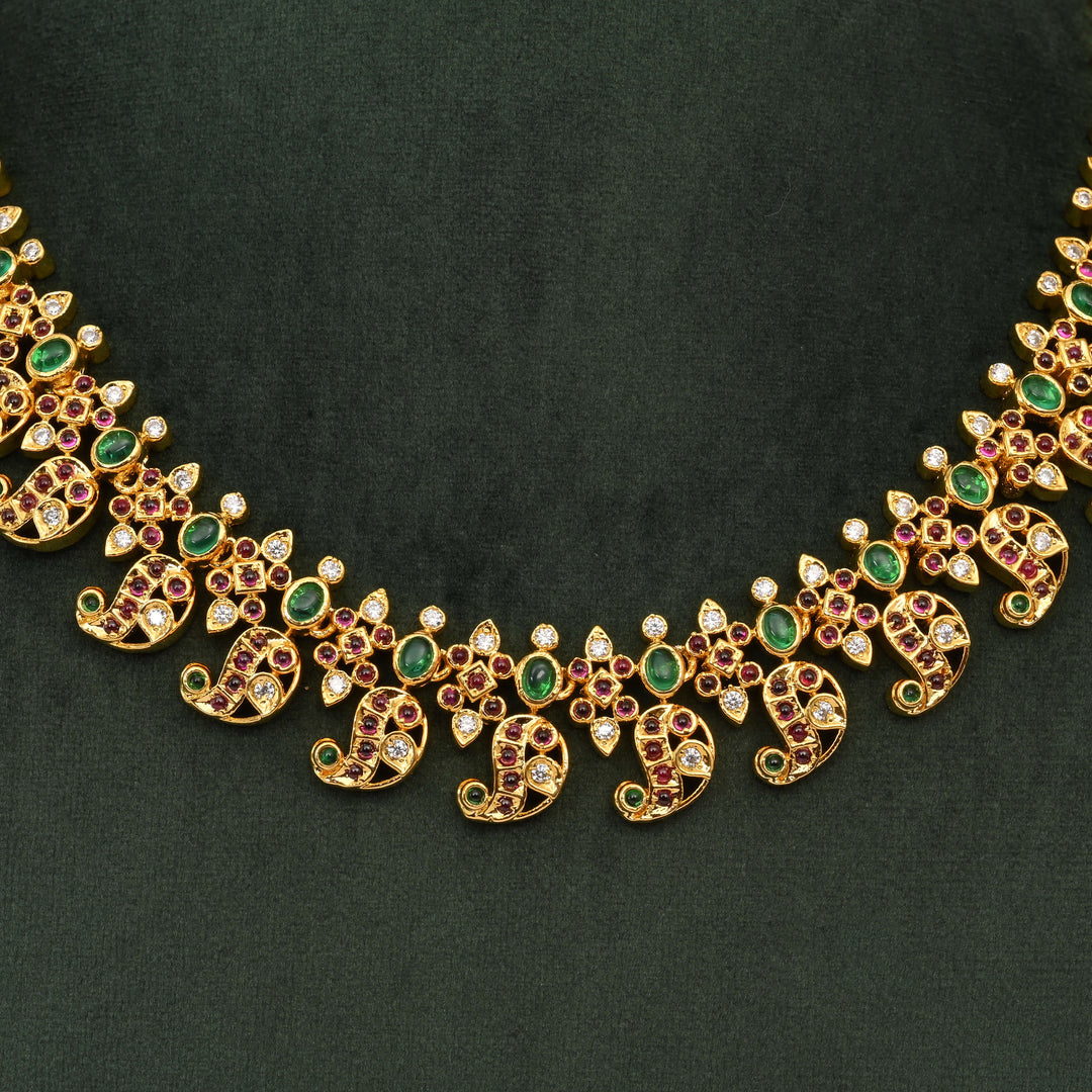 Temple Necklace Set