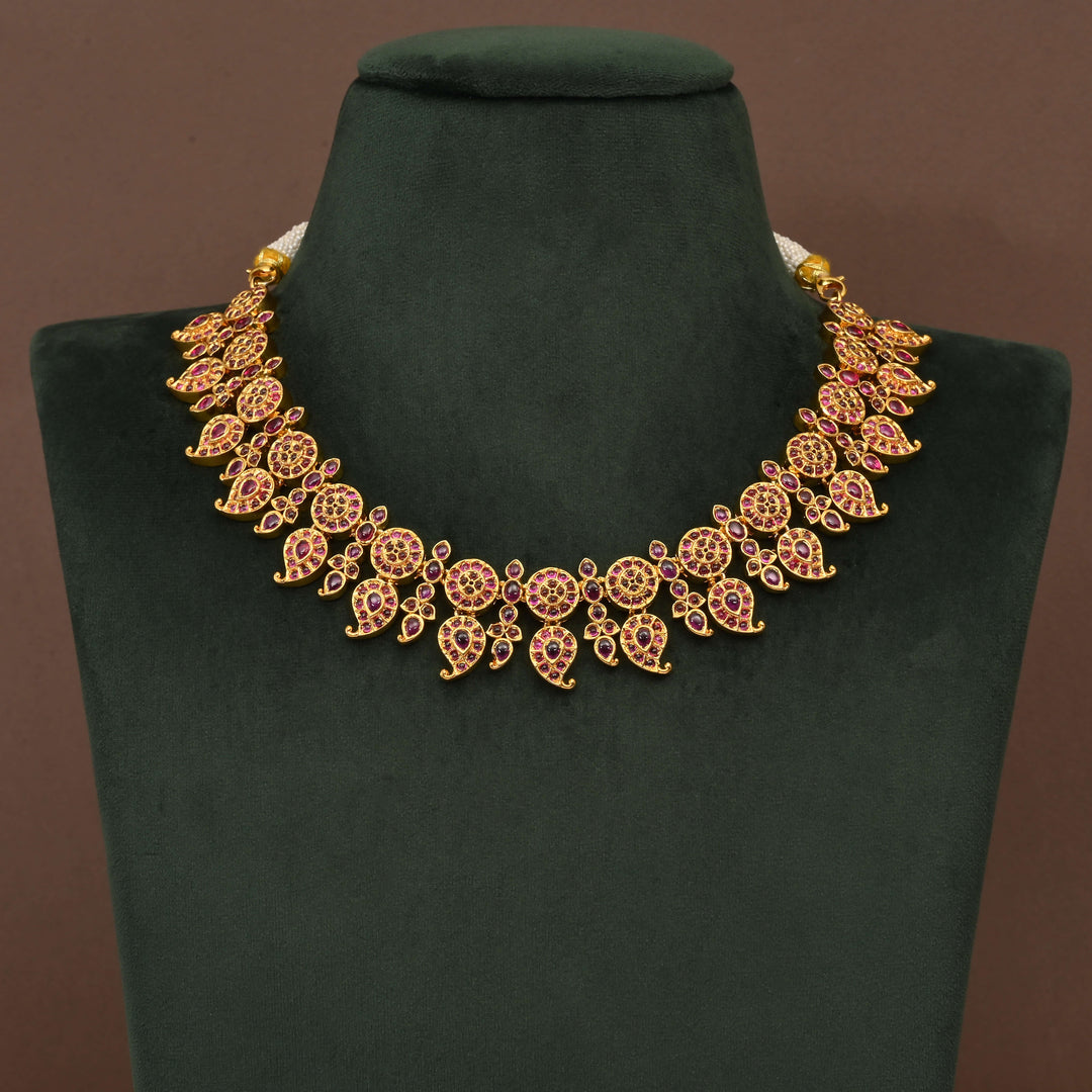 Temple Necklace Set