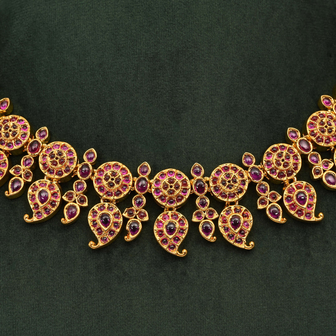 Temple Necklace Set