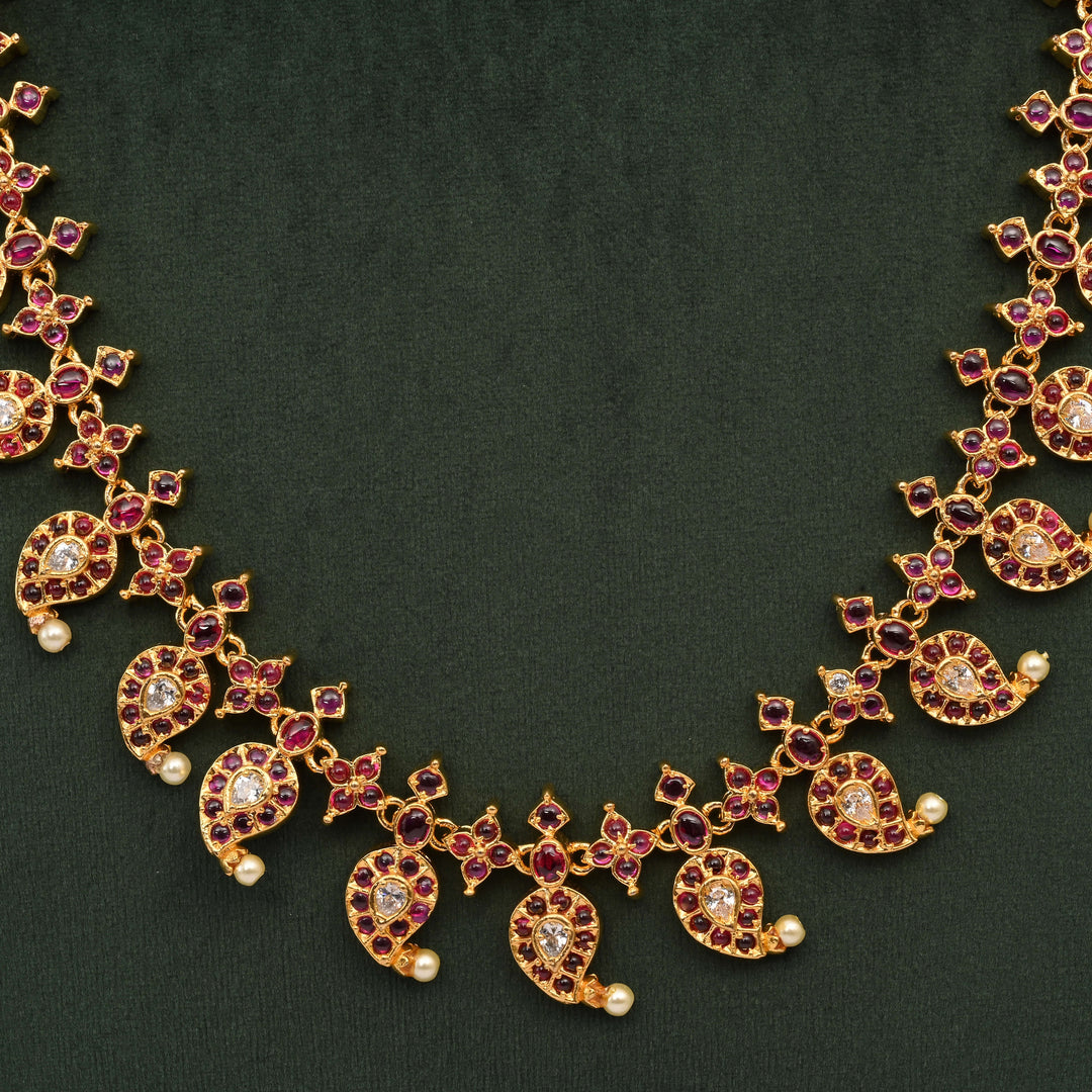Temple Necklace Set