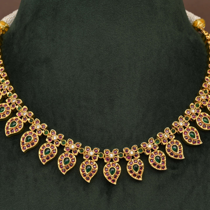 Temple Necklace Set