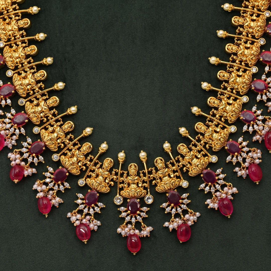 Temple Necklace Set