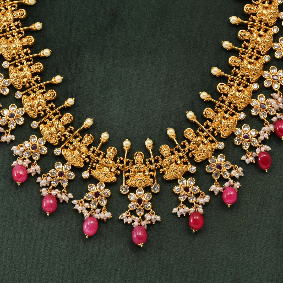 Temple Necklace Set