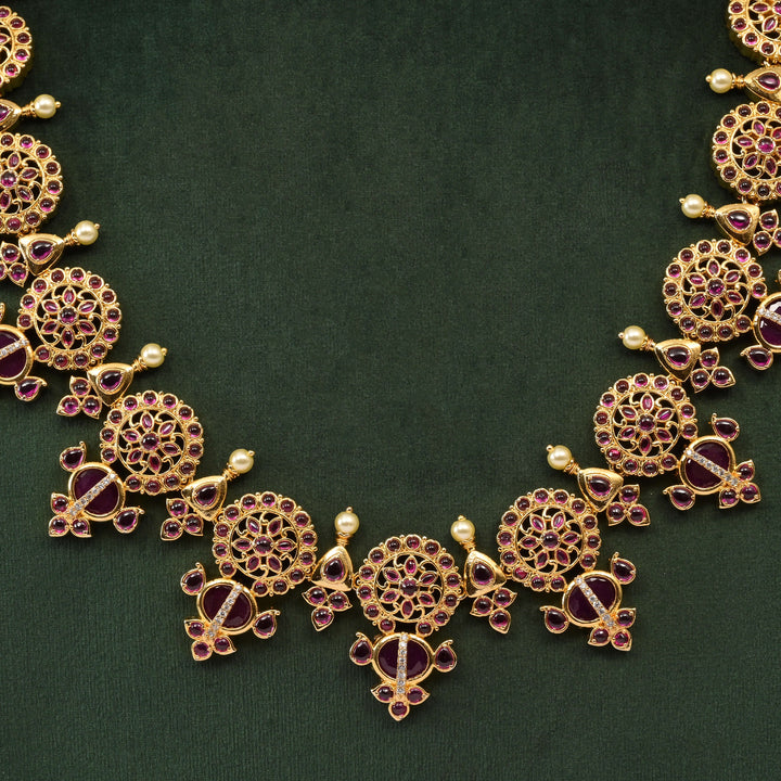 Temple Necklace Set
