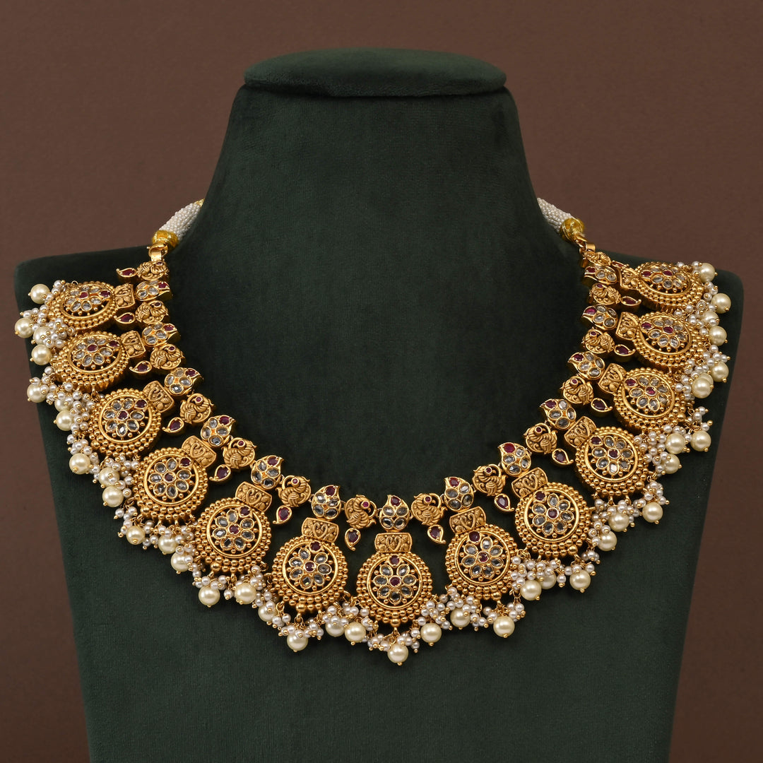 Temple Necklace Set