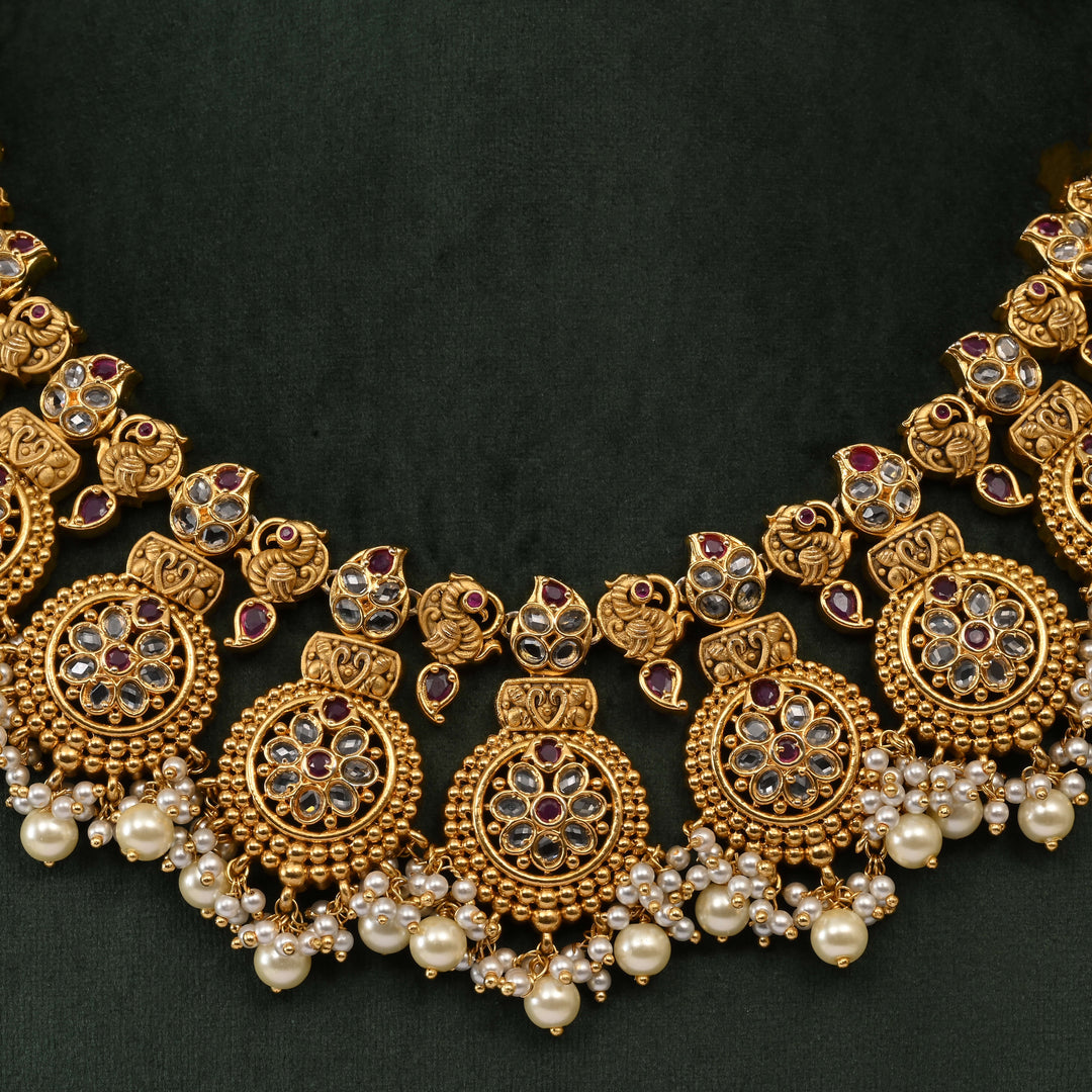 Temple Necklace Set