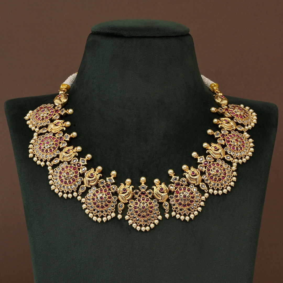Temple Necklace Set