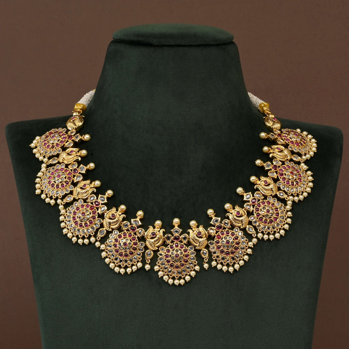 Temple Necklace Set