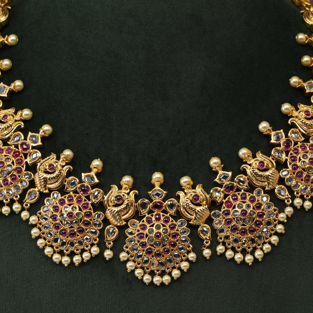 Temple Necklace Set