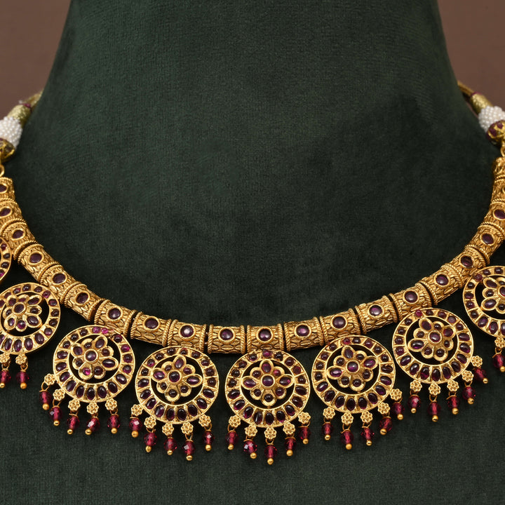 Temple Necklace Set