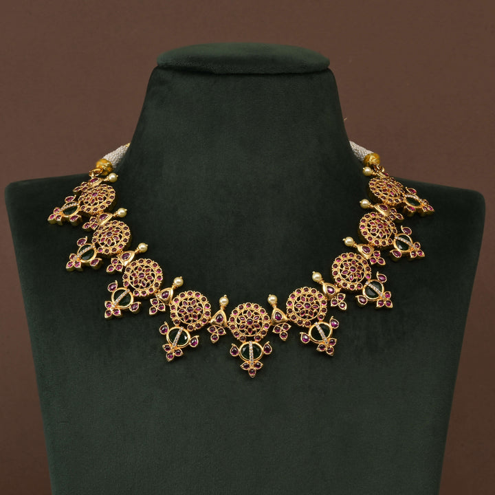 Temple Necklace Set
