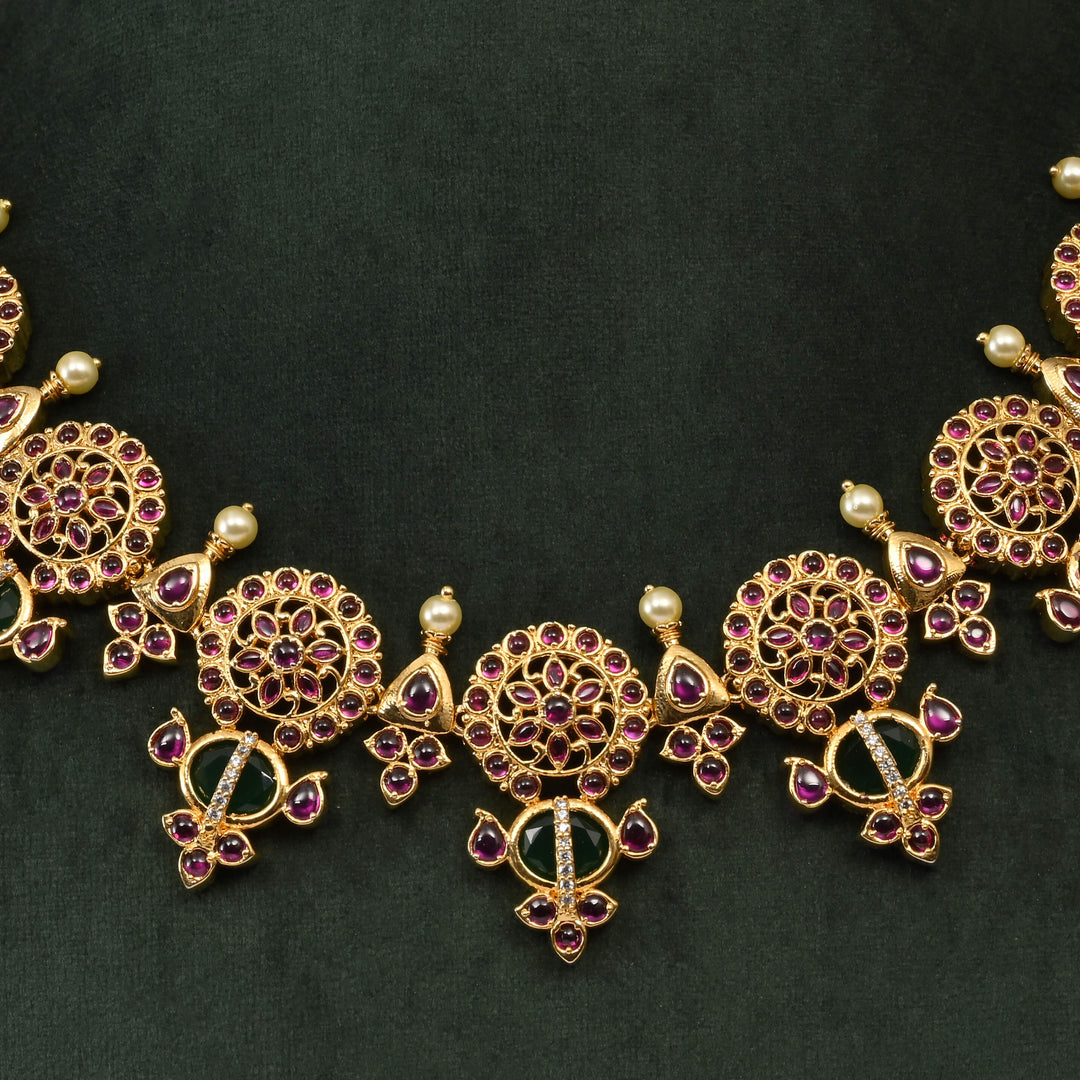Temple Necklace Set