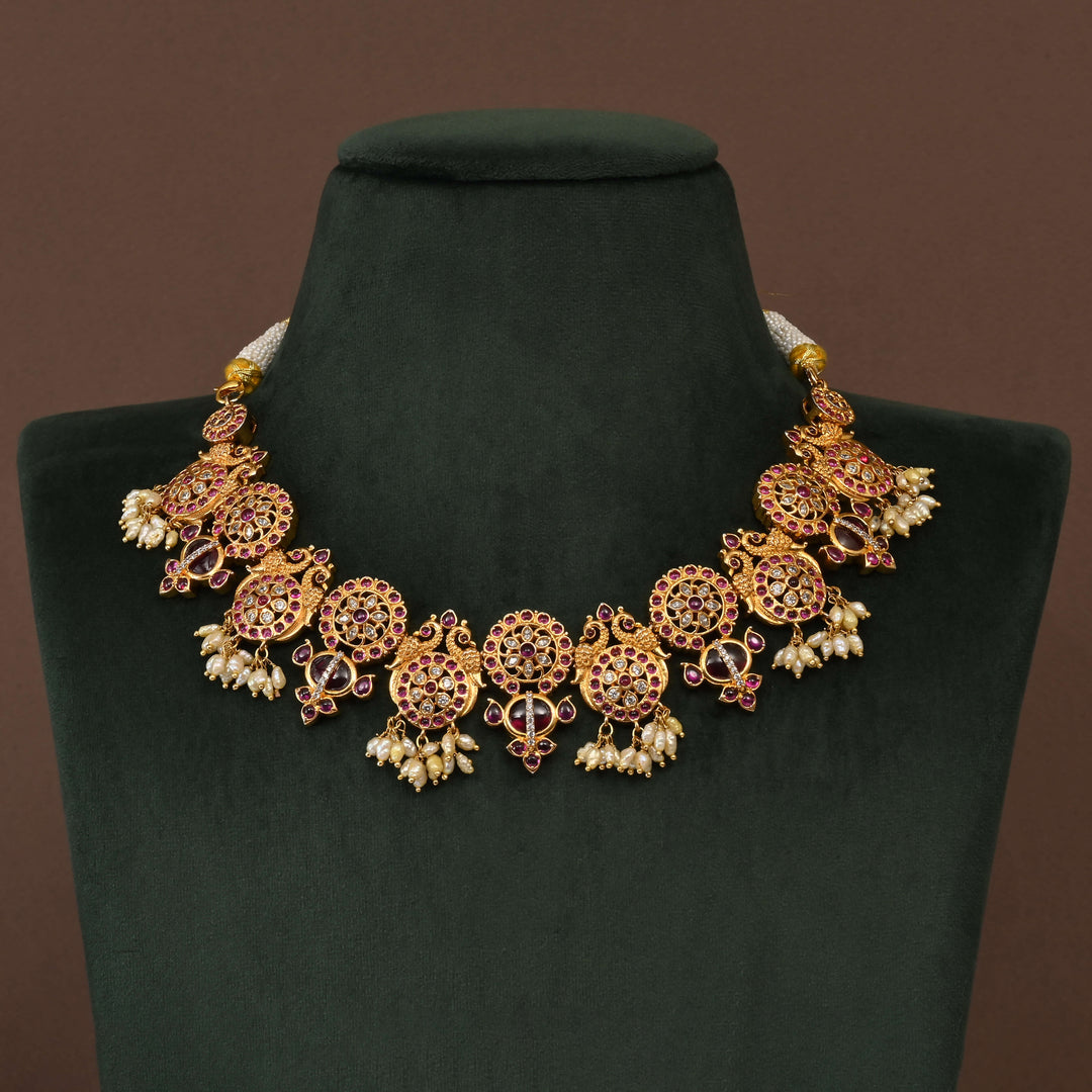 Temple Necklace Set