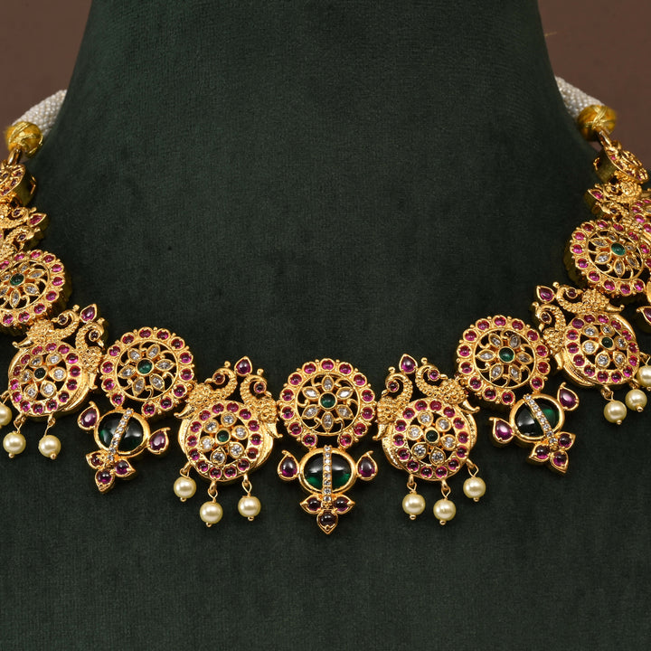 Temple Necklace Set