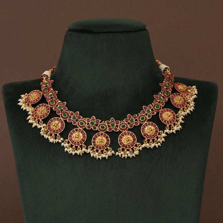 Temple Necklace Set