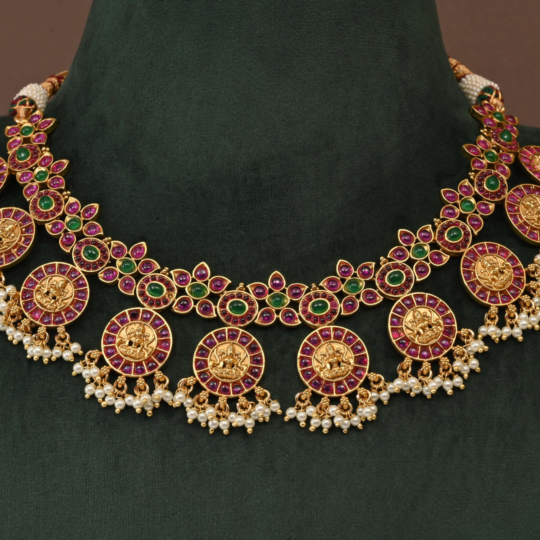 Temple Necklace Set