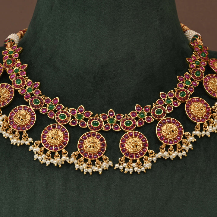 Temple Necklace Set