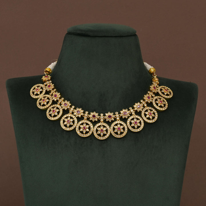 Temple Necklace Set