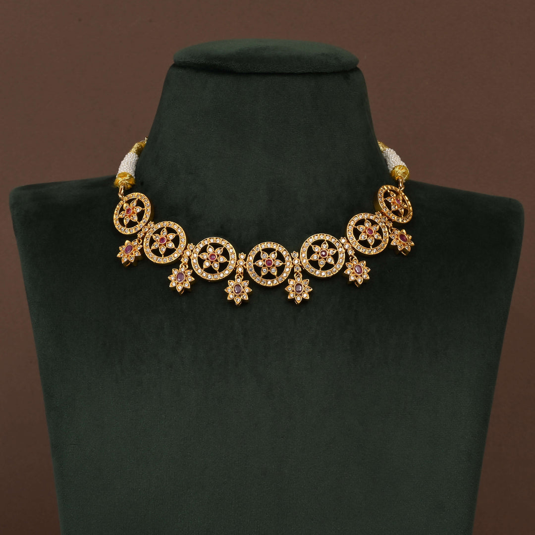 Temple Necklace Set