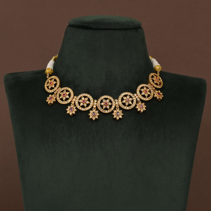 Temple Necklace Set
