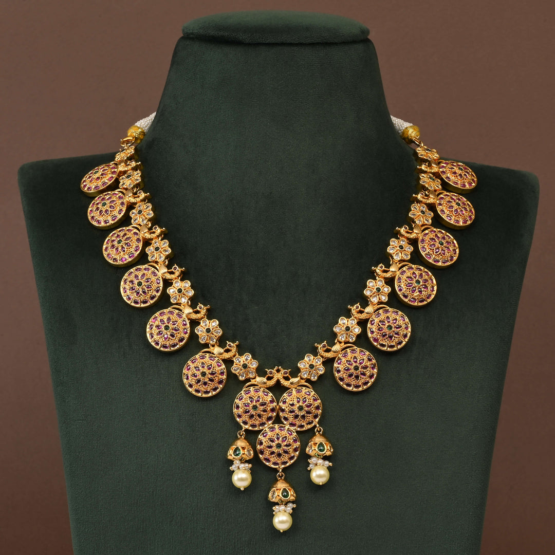 Temple Necklace Set