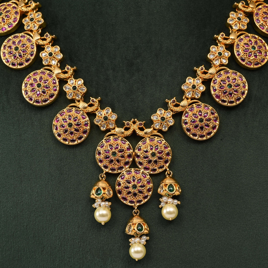Temple Necklace Set