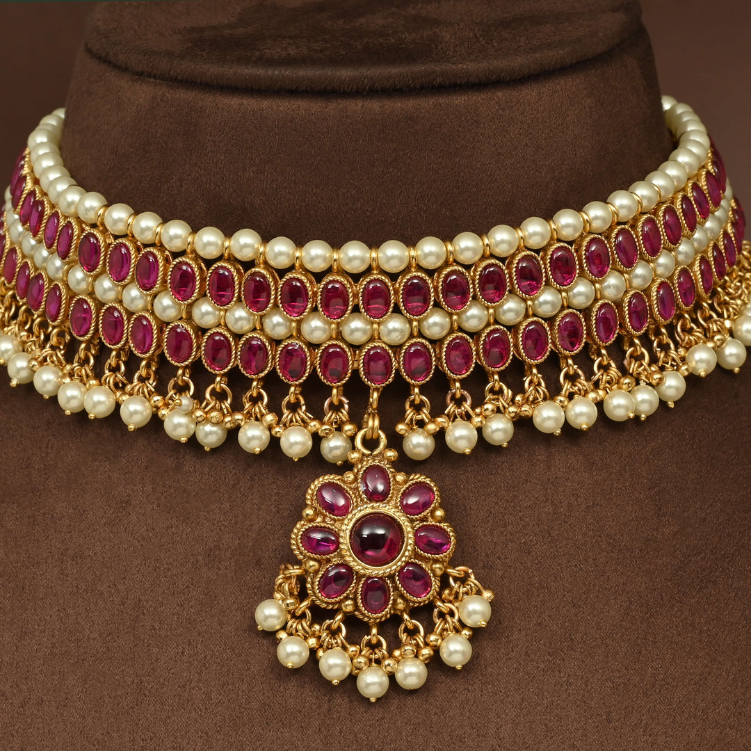 Temple Choker Set