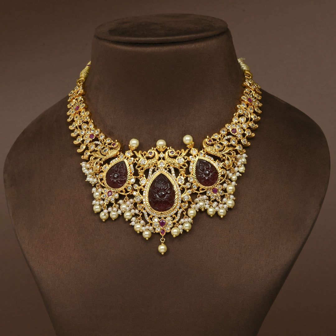 Uncut Polki Necklace Set