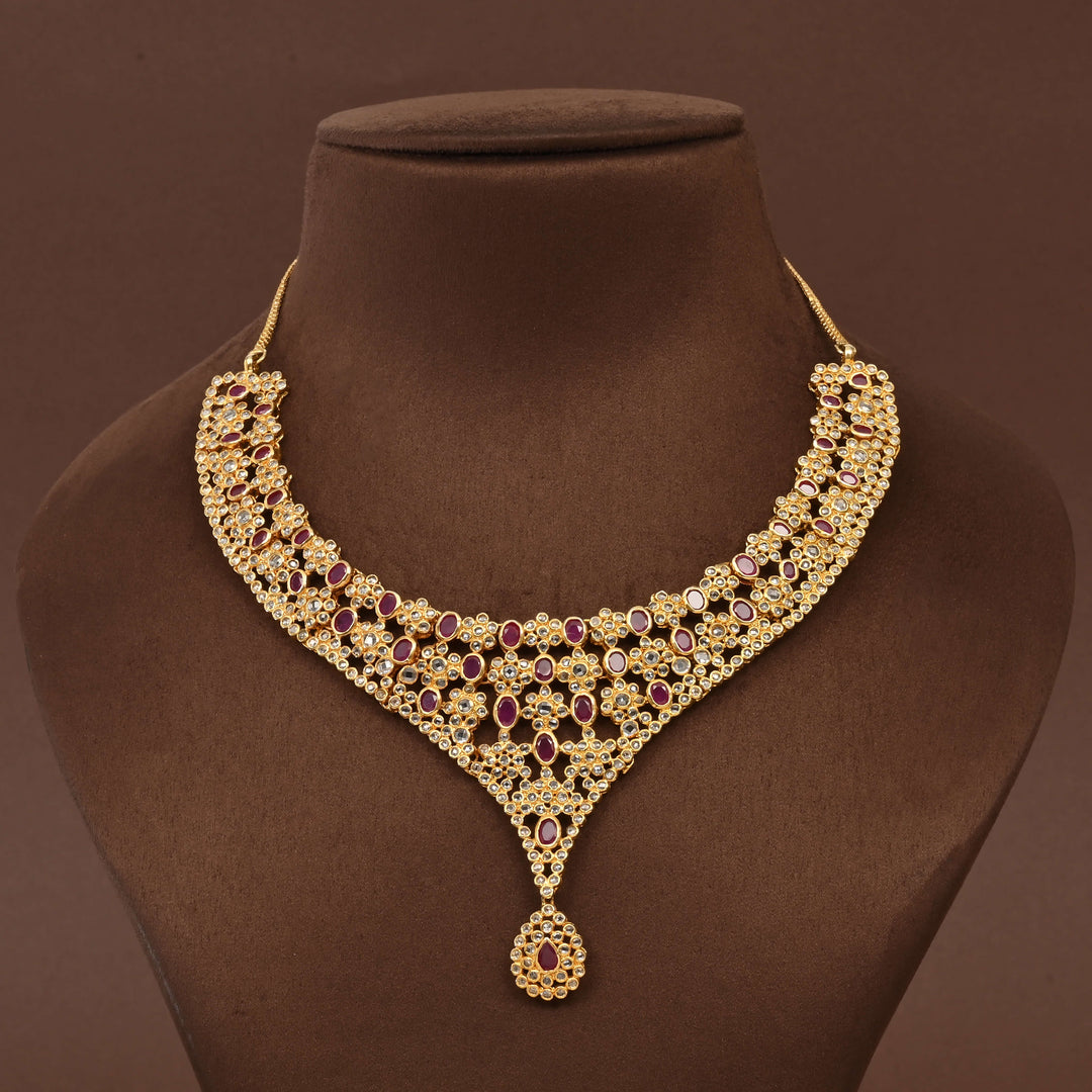 Uncut Polki Necklace Set