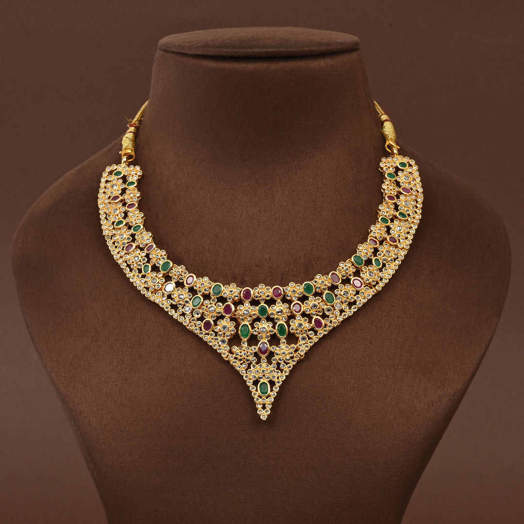 Uncut Polki Necklace Set