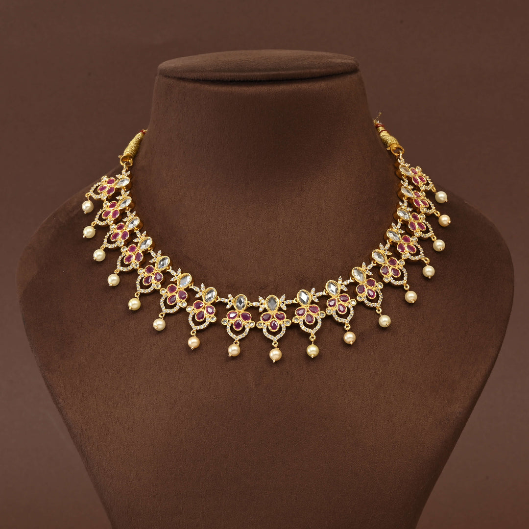 Uncut Polki Necklace Set