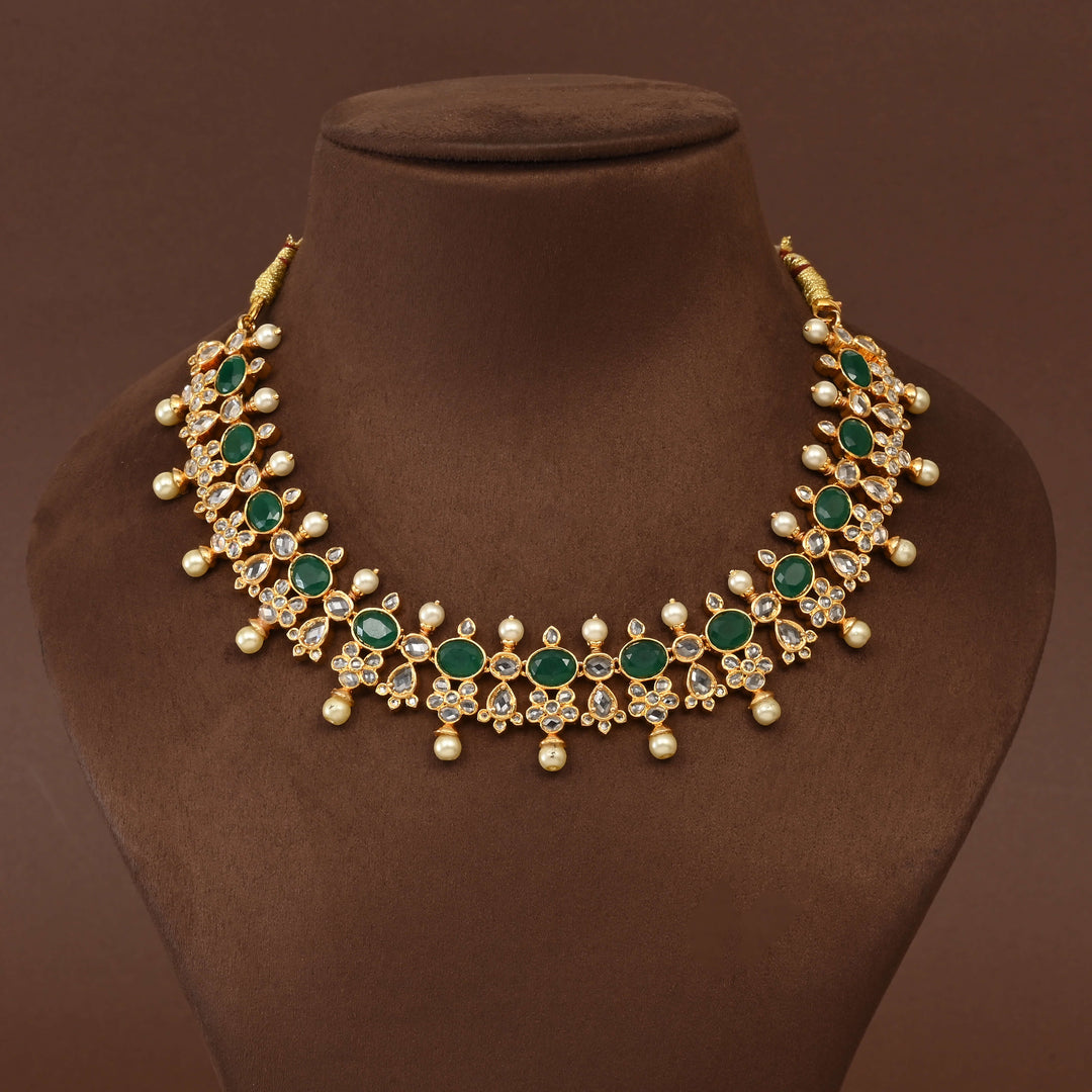 Uncut Polki Necklace Set