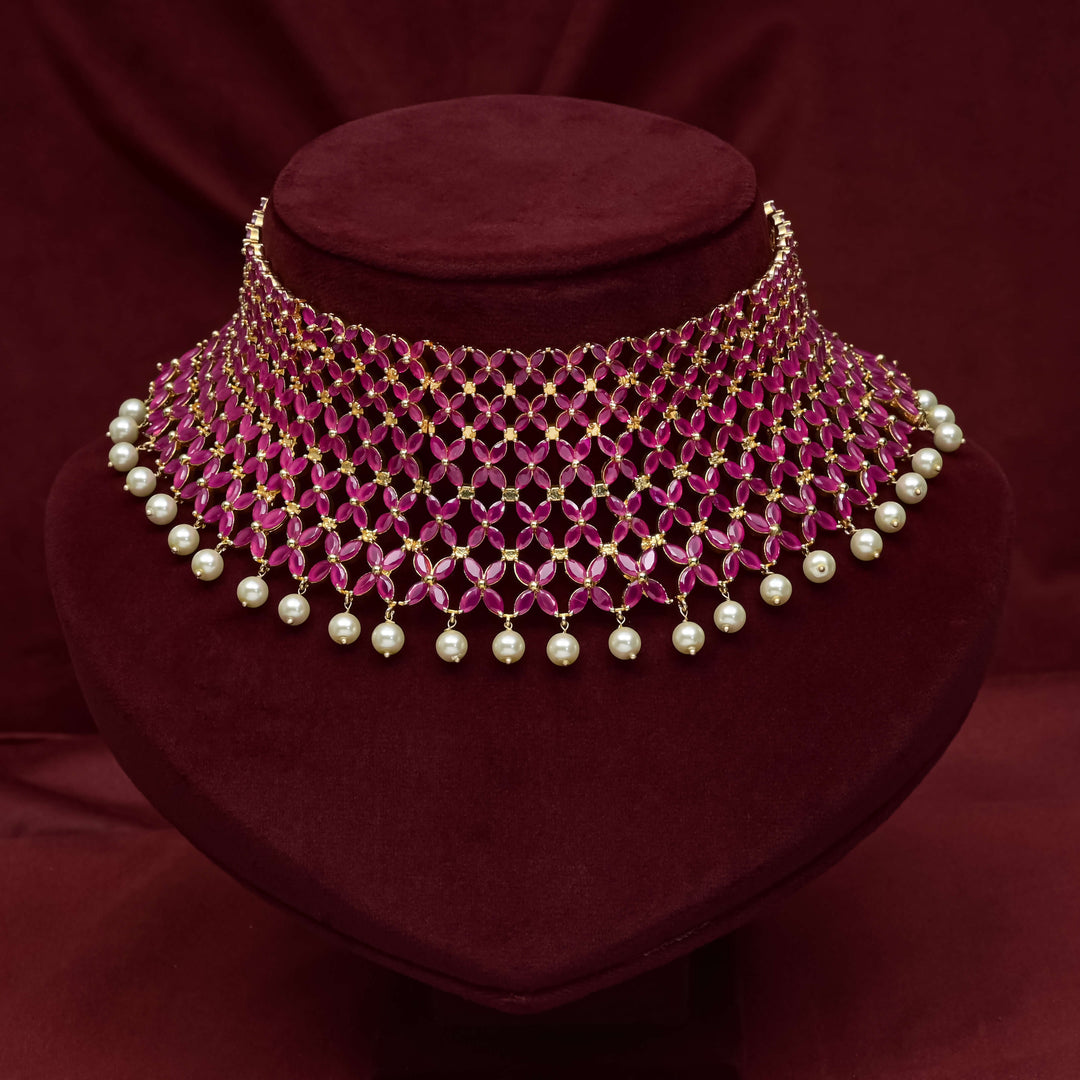 CZ Ruby Choker