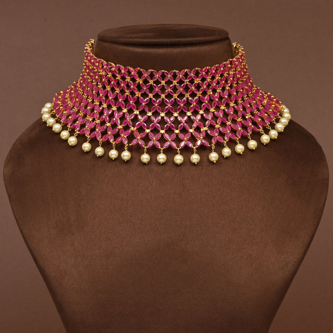 CZ Ruby Choker