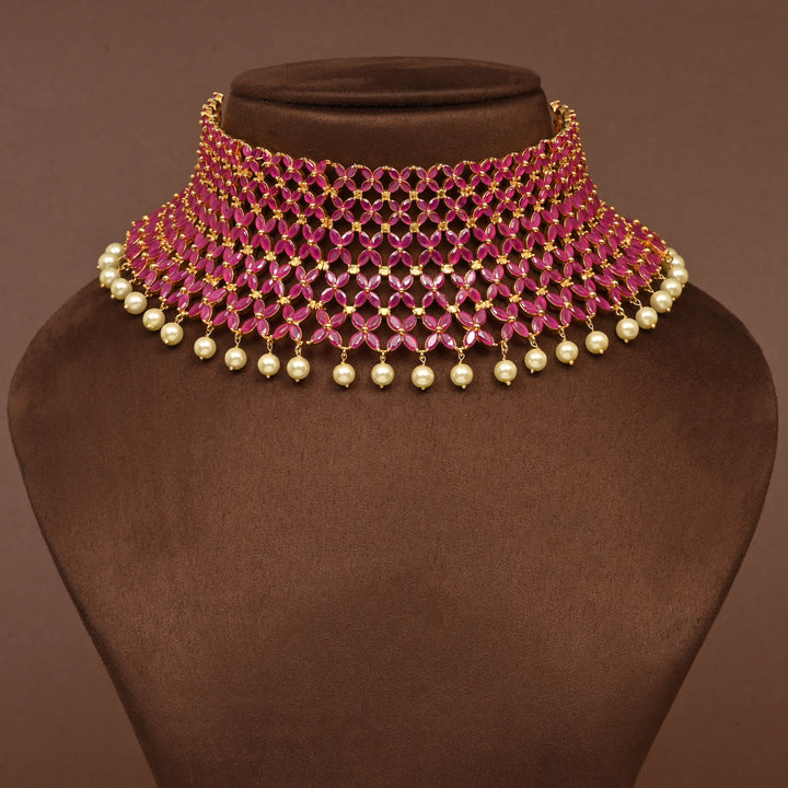 CZ Ruby Choker