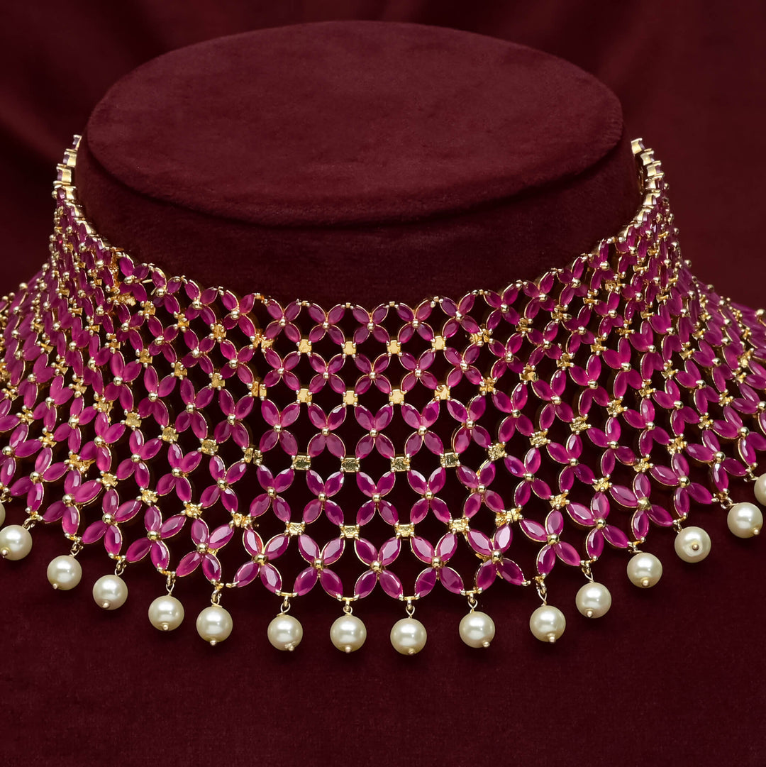 CZ Ruby Choker