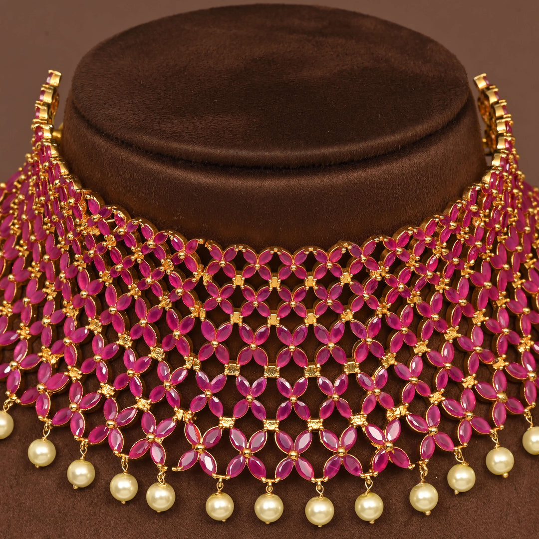CZ Ruby Choker