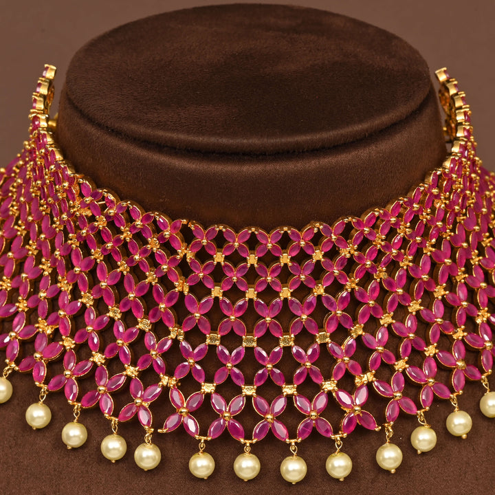 CZ Ruby Choker