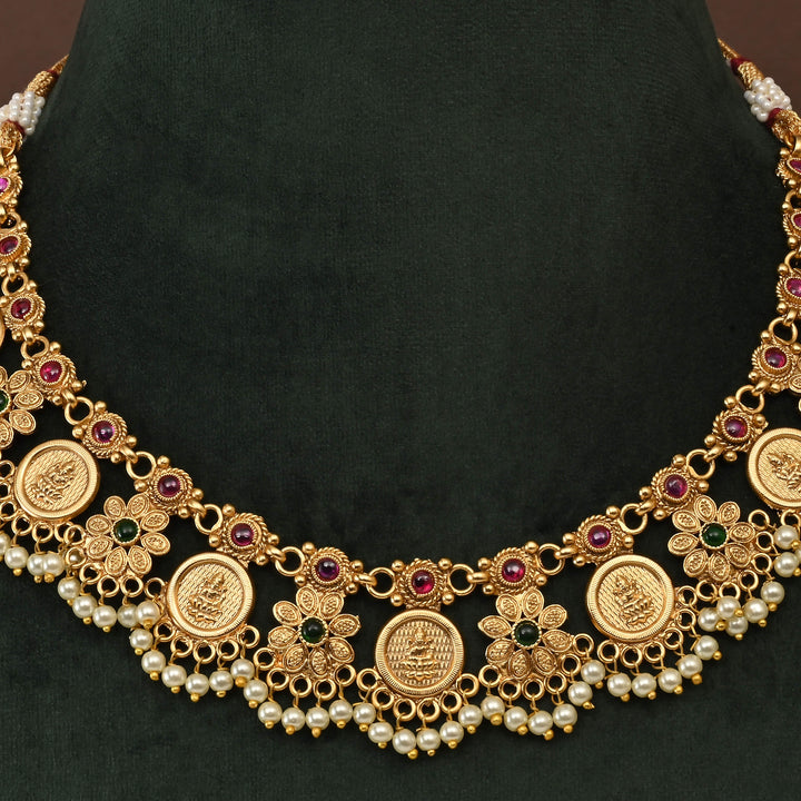 Temple Necklace Set