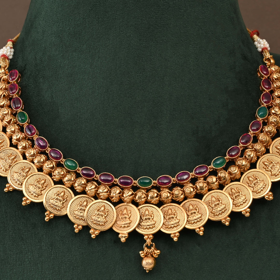 Temple Necklace Set