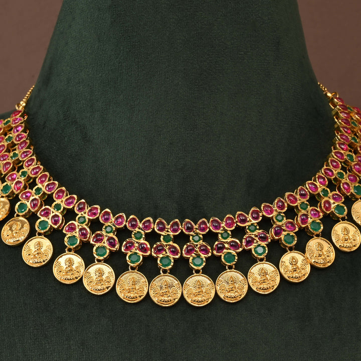 Temple Necklace Set
