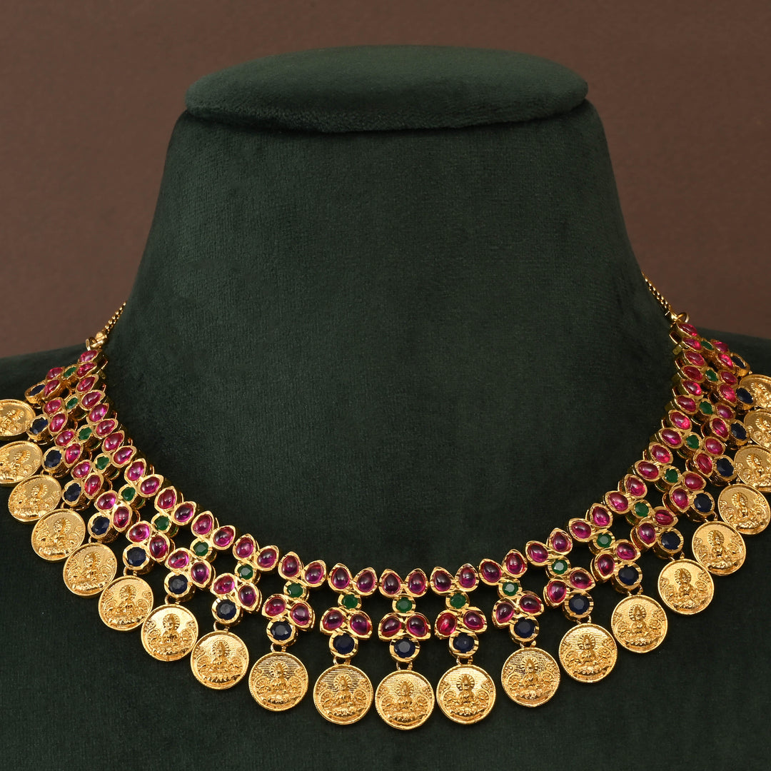 Temple Necklace Set