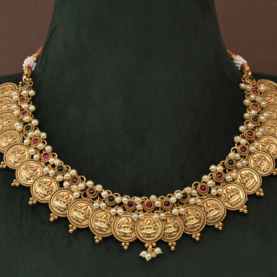 Temple Necklace Set