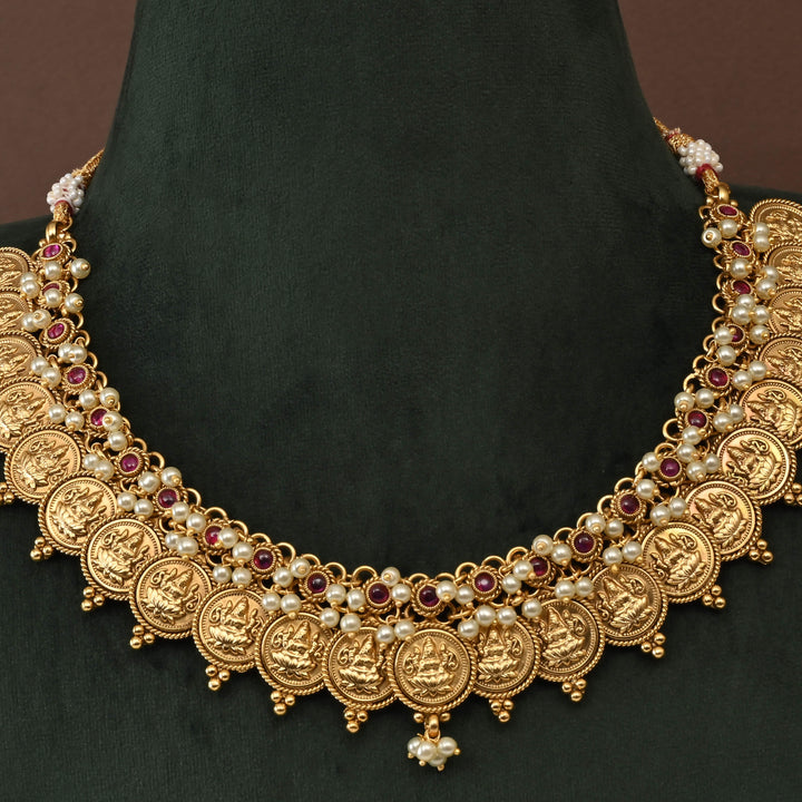 Temple Necklace Set