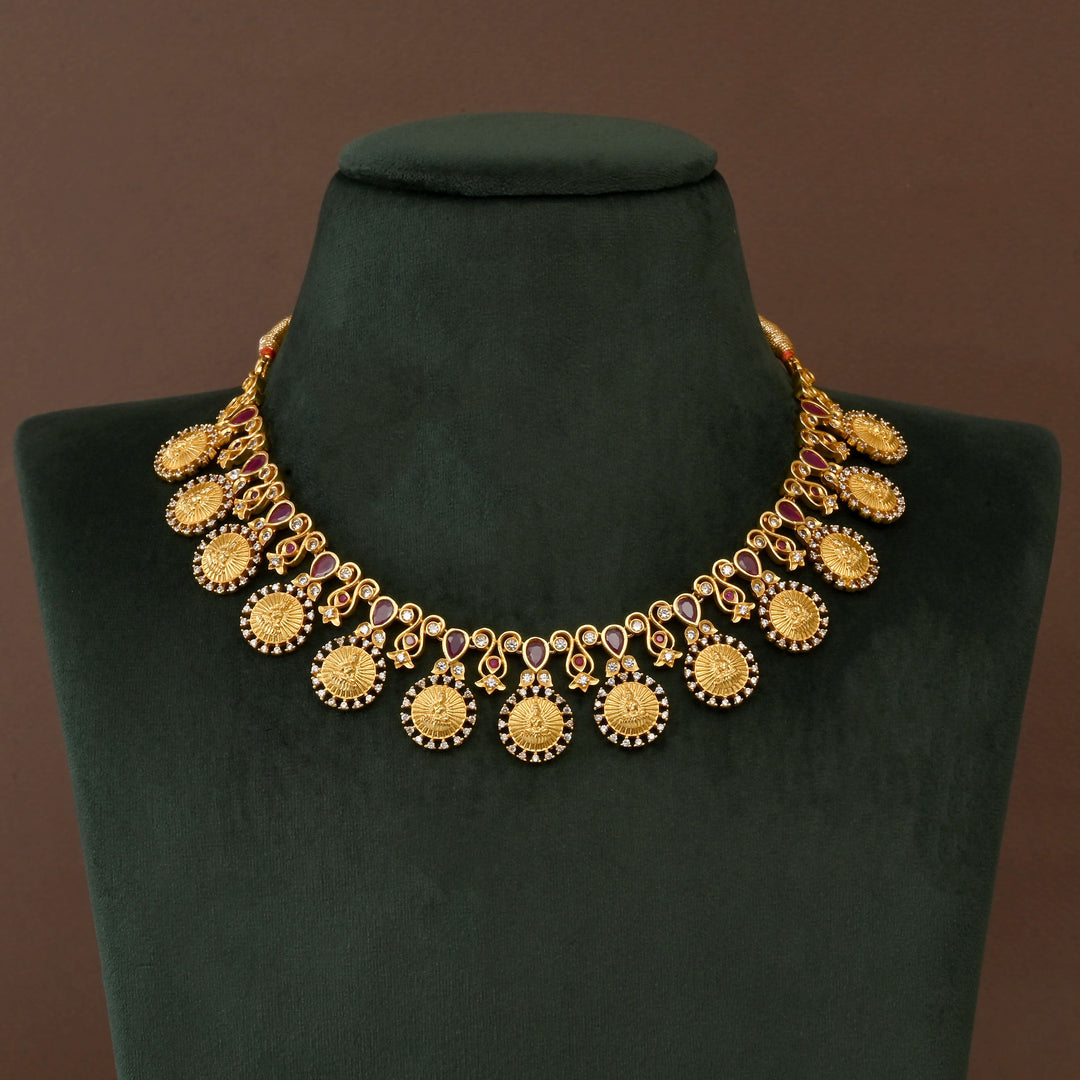Temple Necklace Set
