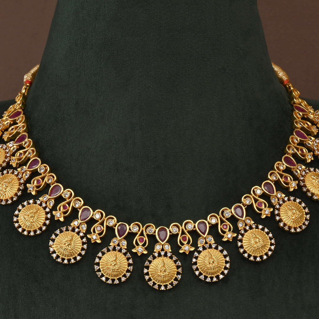 Temple Necklace Set