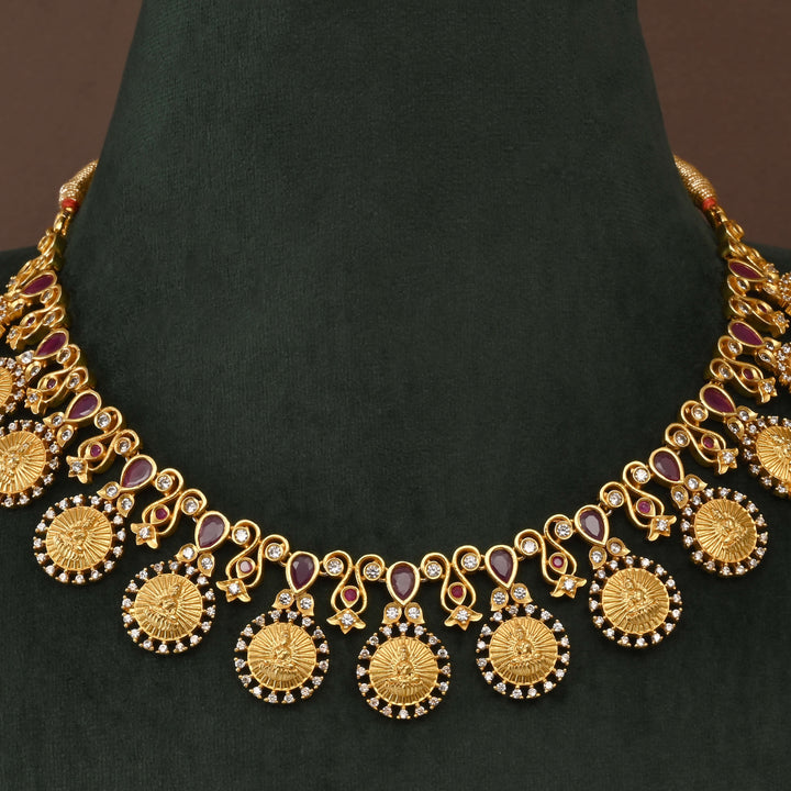 Temple Necklace Set