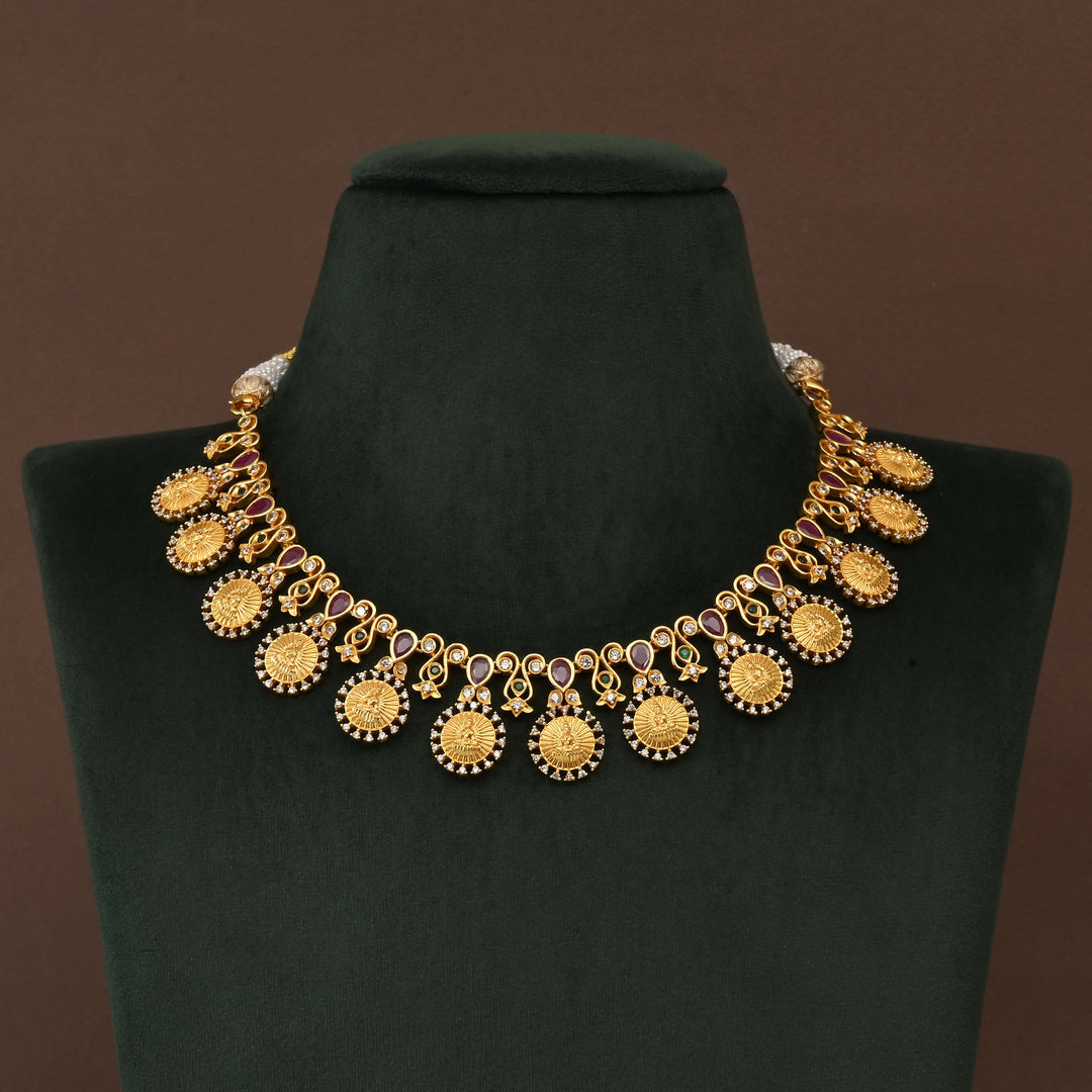 Temple Necklace Set